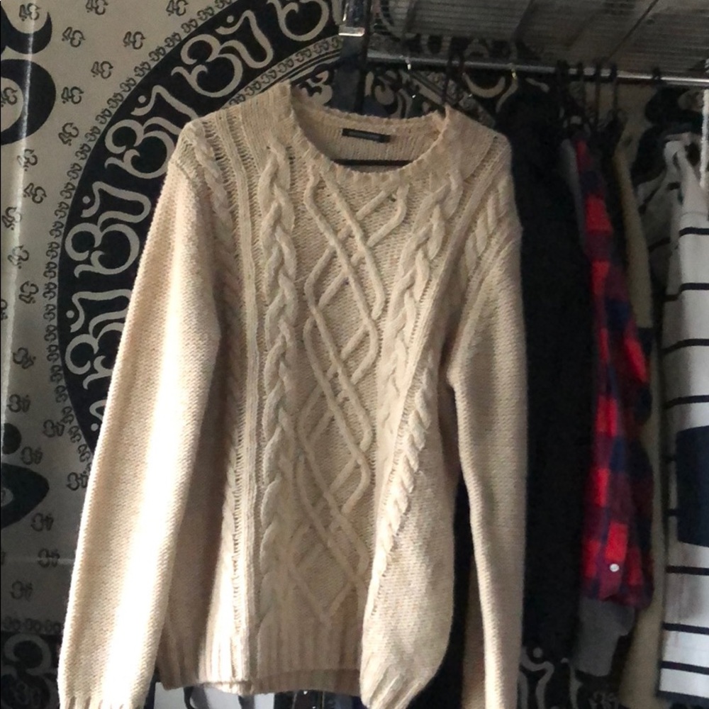Monoprix Homme Wool Quilted Sweater